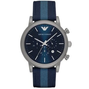 Đồng Hồ EMPORIO ARMANI Nam Chính Hãng AR1949  Luigi Navy Blue Dial Men's Chronograph Watch