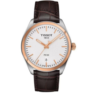 Đồng Hồ Tissot Chính Hãng Nam T101.410.26.031.00 PR100 Brown Leather Men's Watch