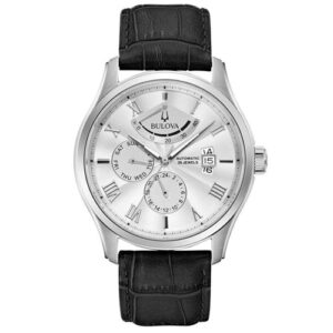 Đồng Hồ Bulova Chính Hãng Nam 96C141 Wilton Automatic Silver Dial  Men's Watch