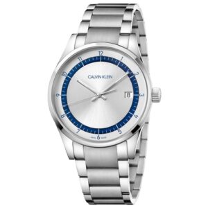 Đồng Hồ Calvin Klein Chính Hãng Nam KAM21146 Quartz Silver Dial Men's Watch