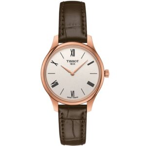 Đồng Hồ Tissot Chính Hãng Nữ T0632093603800 T063.209.36.038.00 Tradition Lady Brown Leather Ladies Watch