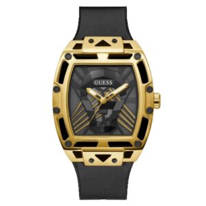 Đồng Hồ Guess Chính Hãng Nam GW0500G1 Phoenix Black Silicone Men's Watch