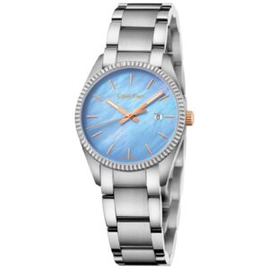 Đồng Hồ Calvin Klein Chính Hãng Nữ K5R33B4X Alliance Blue MOP Dial Ladies Watch
