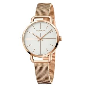 Đồng Hồ Calvin Klein Chính Hãng Nữ K7B23626 Even Quartz White Dial Ladies Watch