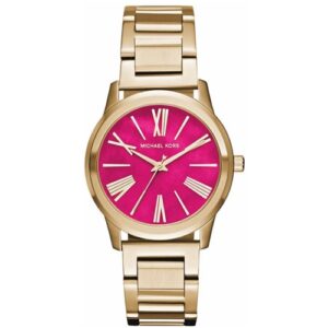 Đồng Hồ Michael Kors Nữ Chính Hãng MK3520 Hartman Pink Mother of Pearl Dial Ladies Watch