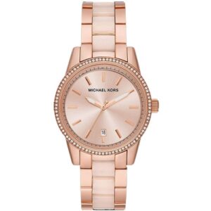 Đồng Hồ Michael Kors Chính Hãng Nữ MK6349 Ritz Chronograph Stainless Steel Ladies Watch