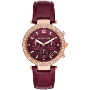 Đồng Hồ Michael Kors Nữ Chính Hãng MK6986 Parker Chronograph Red Dial Ladies Watch
