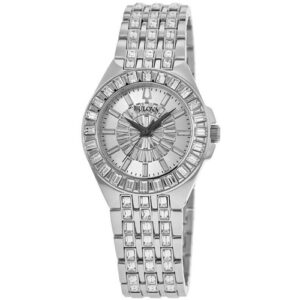 Đồng Hồ Bulova Chính Hãng Nữ 96L278 Phantom Silver Dial Stainless Steel Ladies Watch