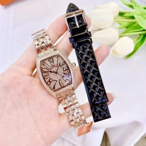 Đồng Hồ Madocy Nữ Chính Hãng Gold Stainless Steel Ladies Set Watch