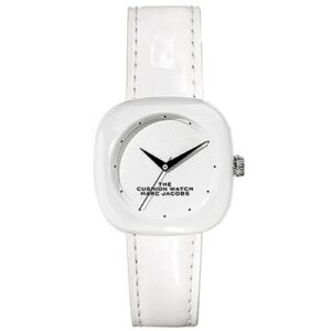 Đồng Hồ Marc Jacobs Chính Hãng Nữ MJ0120184709 The Cushion Quartz White Dial Ladies Watch