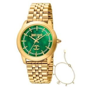 Đồng Hồ Just Cavalli Chính Hãng JC1L211M0075 Glam Chic Gold Stainless Steel Ladies Watch