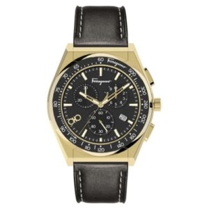 Đồng Hồ Salvatore Ferragamo Chính Hãng Nam SFUI01021 1898 Sport Analog Black Men's Watch