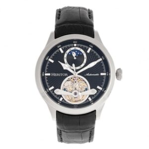 Đồng Hồ Heritor Chính Hãng Nam HERHR8102 Automatic Gregory Semi-Skeleton Men's Watch