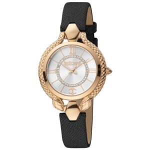 Đồng Hồ Just Cavalli Chính Hãng JC1L046L0235 Cerimonioso Black Leather Ladies Watch
