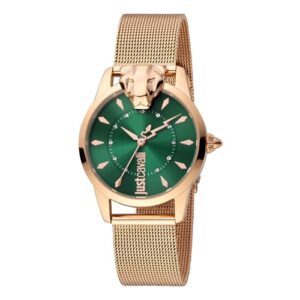 Đồng Hồ Just Cavalli Chính Hãng Nữ JC1L220M0075 Animalier Green Dial Ladies Watch