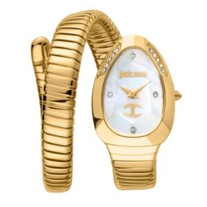 Đồng Hồ Just Cavalli Nữ Chính Hãng JC1L229M0025 Glam Evo 4 Solo Yellow Gold Ladies Watch