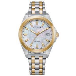Đồng Hồ Citizen Chính Hãng Nữ EO1224-54D Eco-Drive Mother of Pearl Dial Ladies Watch