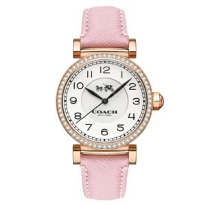 Đồng Hồ Coach Chính Hãng Nữ 14503395 Madison Pink Leather Ladies Watch