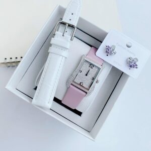 Đồng Hồ Davena Nữ Chính Hãng Ladies Set Watch