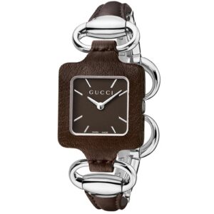 Đồng Hồ Gucci Chính Hãng Nữ YA130403 1921 Brown Dial Brown Leather Ladies Watch