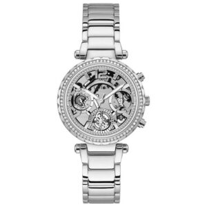 Đồng Hồ Guess Chính Hãng Nữ GW0403L1 Solstice Silver Stainless Steel Ladies Watch