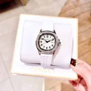 Đồng Hồ Madocy Nữ Chính Hãng White Leather Ladies Watch