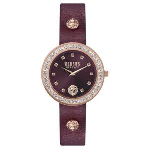 Đồng Hồ Versus by Versace Nữ Chính Hãng VSPCG2321 Burgundy Leather Ladies Watch