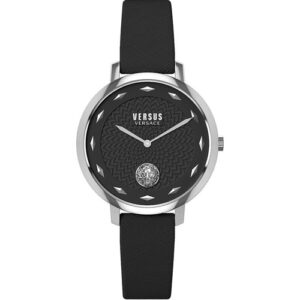 Đồng Hồ Versus by Versace Nữ Chính Hãng VSP1S0119 La Villette Black Leather Ladies Watch