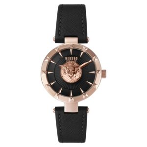 Đồng Hồ Versus by Versace Nữ Chính Hãng VSPQ14821 Sertie Black Leather Ladies Watch