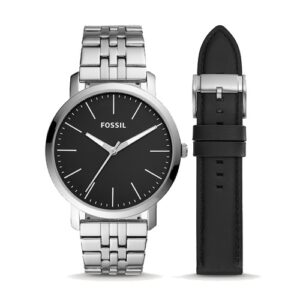 Đồng Hồ Fossil Nam Chính Hãng BQ2466SET Luther Three-Hand Interchangeable Strap Men's Watch