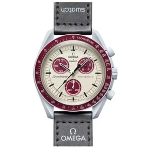 Đồng Hồ Omega Chính Hãng Nam SO33M101 MoonSwatch Mission on Pluto Men's Watch