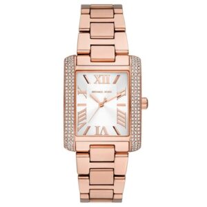 Đồng Hồ Michael Kors Chính Hãng Nữ MK4644 Emery Three-Hand Rose Gold-Tone Stainless Steel Ladies Watch