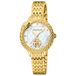 Đồng Hồ Roberto Cavalli Chính Hãng Nữ RV1L178M0061 Quartz White Dial Ladies Watch