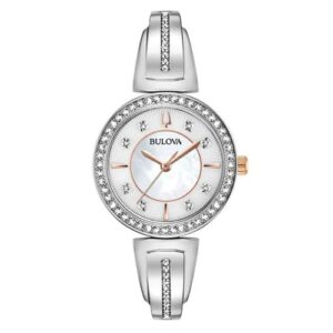 Đồng Hồ Bulova Chính Hãng Nữ 98X126 Quartz Crystal Quartz Ladies Watch