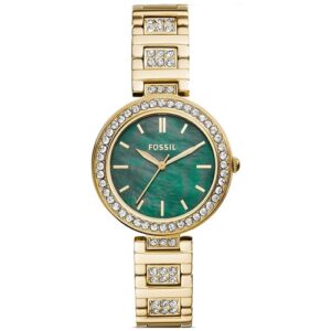 Đồng Hồ Fossil Nữ Chính Hãng BQ3839 Karli Mini Three-Hand Stainless Steel Ladies Watch