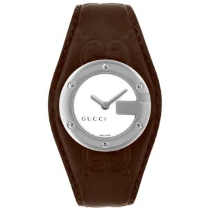 Đồng Hồ Gucci Chính Hãng Nữ YA104539 Bandeau Leather Strap Ladies Watch