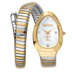 Đồng Hồ Just Cavalli Nữ Chính Hãng JC1L229M0065 Glam Evo 4 Solo Two Tone Gold Ladies Watch