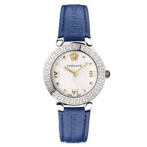 Đồng Hồ Versace Chính Hãng Nữ VEZ600121 Greca Quartz Blue Dial Ladies Watch