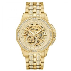 Đồng hồ Bulova Nam Chính Hãng 98A292 Crystal Octava Automatic Men's Watch