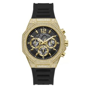 Đồng Hồ Guess Chính Hãng Nam GW0518G2 Multifunction Black Silicone Men's Watch