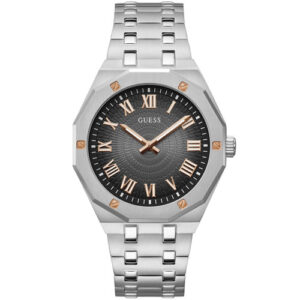 Đồng Hồ Guess Chính Hãng Nam GW0575G1 Octagonal Stainless Steel Men's Watch