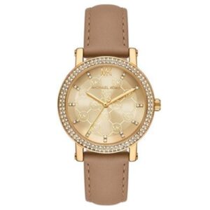 Đồng Hồ Michael Kors Nữ Chính Hãng MK2986 Corey Three-Hand Brown Leather Ladies Watch