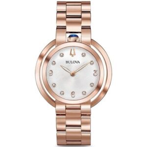 Đồng Hồ Bulova Nữ Chính Hãng 97P130 Rubaiyat Diamond Accent 35mm