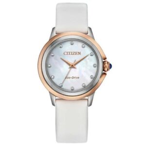 Đồng Hồ Citizen Chính Hãng Nữ EM0799 -00D Ceci Diamond Leather Ladies Watch