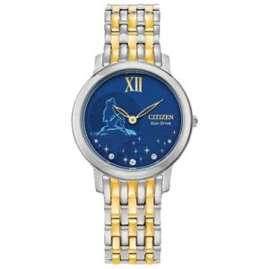Đồng Hồ Citizen Chính Hãng Nữ EX1499-50W Ariel Diamond Blue Dial Stainless Steel Ladies Watch