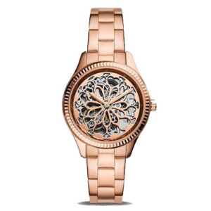 Đồng Hồ Fossil Chính Hãng Nữ BQ5755 Rye Automatic Rose Gold Stainless Steel Ladies Watch