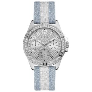 Đồng Hồ Guess Nữ Chính Hãng GW0046L1 Lady Frontier Quartz Crystal Silver Dial Ladies Watch