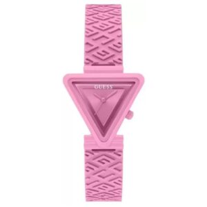 Đồng Hồ Guess Chính Hãng Nữ GW0543L2 Fame Pink Triangle Silicone Ladies Watch