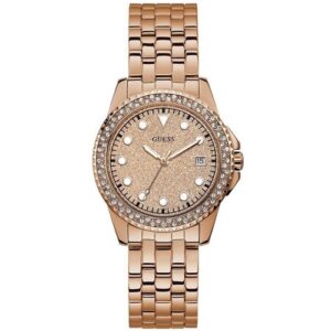Đồng Hồ Guess Chính Hãng Nữ U1235L3 W1235L3 Spritz Rose Gold Stainless Steel Ladies Watch