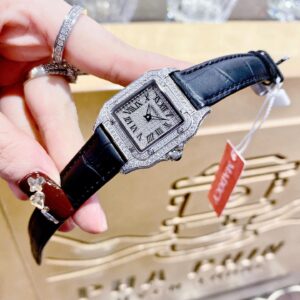 Đồng Hồ Madocy Nữ Chính Hãng Black Leather Ladies Watch